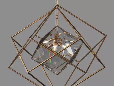 Jonathan Browning Camus Chandelier 3D model