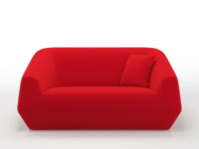 Uncover Medium Sofa 3D model