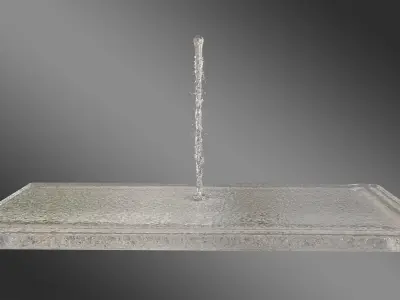 7 Water Drops Collection 3D model