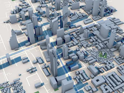 King Power Mahanakhon Baiyoke Tower II Bangkok Thailand  3D model