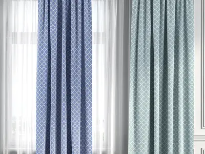 Curtain Set 154 3D model