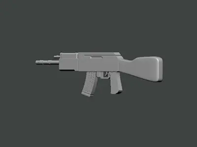3D Model-GUN0001 door handle 3D print model