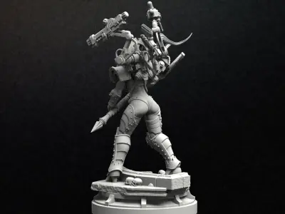 SILVERHAND QUEEN 3D print model