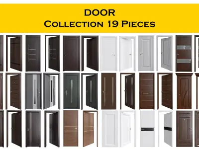 DOOR Collection 19 pieces 3d model 3D model