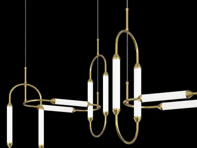 Giopato Coombes CIRQUE chandelier By LaLume  3D model