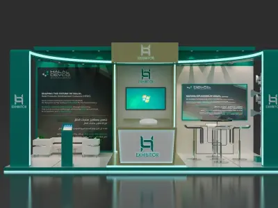 Exhibition Booth 3D model