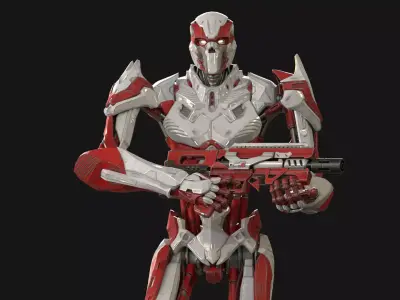 CyberKiller2 Low-poly 3D model