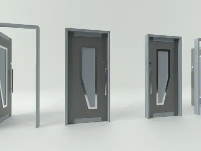 Door sets 11 3D model
