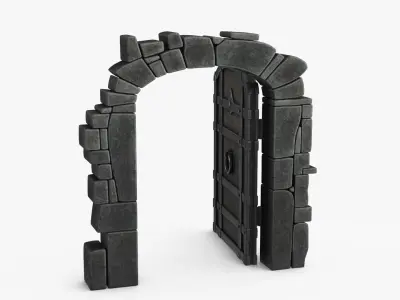 Old Wood Door Collection 3D Model Pack