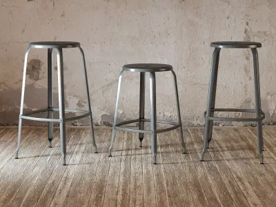 N Stool 60 and 75 3D model