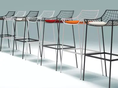 Summerset Stool 3D model