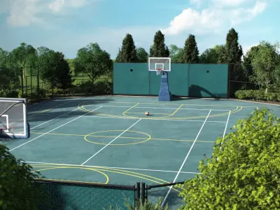  Basketball Outdoor Court 
