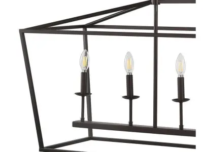 Maggiemae Light Kitchen Island Linear Pendant 3D model