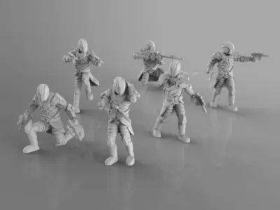 Old Dark Revanite Scouts 3D print model