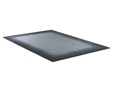 Bamboo  Wool Border Charcoal 3D model