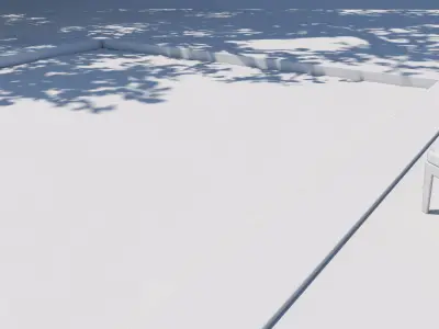 2 Versions Animated Pool Summer Vibes 3D model