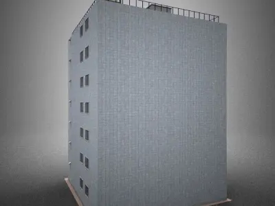 Japan building 10 model in Lightwave 3D 3D model