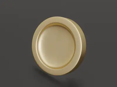 Coin - Basic Cartoon Style Free 3D model