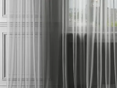 Curtain Set 330 3D model