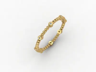5 Rings - 5 Pieces 3D print model