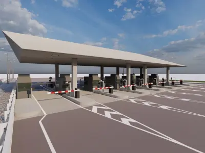 Road Pack - Extended-City Roads 3D model 2