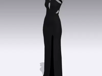 DRESS DRESS on mannequin 3D model