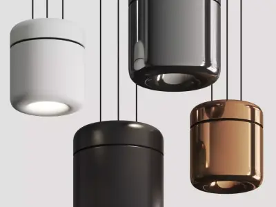 Serien Lighting Cavity Pendant Lamps 3D model