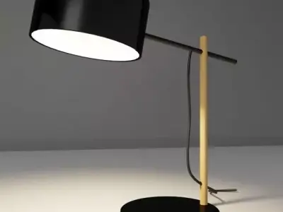 Modern table lamp 3D model get