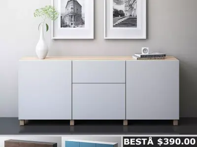 BESTA Storage combination 3D model