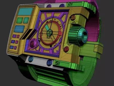 Sci-fi Watch 3D print model