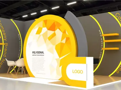 exhibition design 3D model