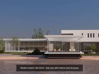 Value Offer Revit BIM Modern Classic Beach Cliff Houses 3D Model Pack