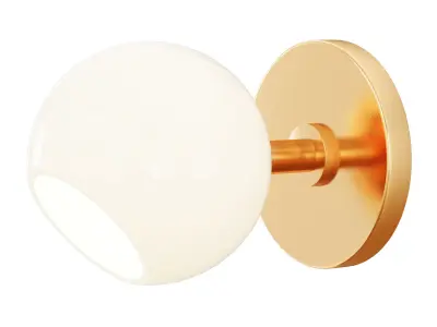 Staggered Glass 1-Light Sconce 3D model