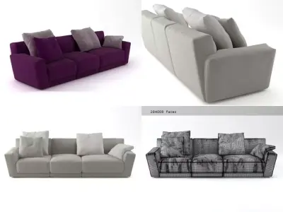 Luis sofa comp3 3D model