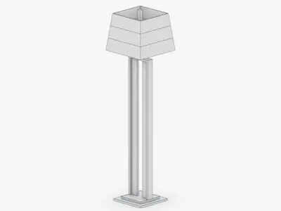 1430 - Floor Lamp Low-poly 3D model