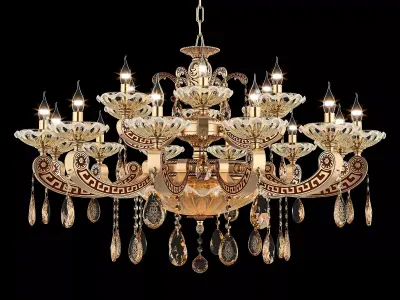 MD 89363-12-6-3 Osgona Chandelier 3D model