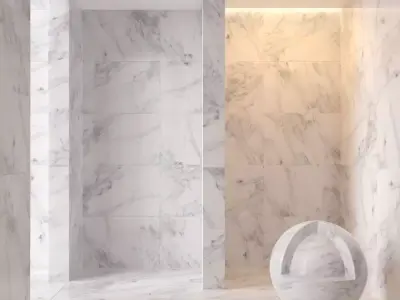 Marble wall 217 3D model