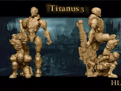 Heresylab Redeemers Titan Robot 3 3D print model