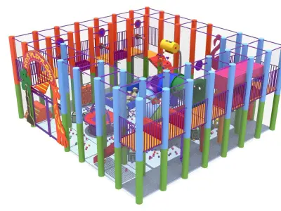 Indoor Playground 3D model
