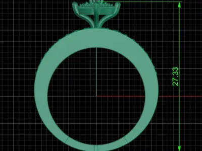 Jewelry ring 139 3D print model