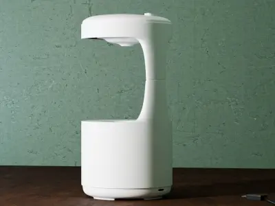 Antigravity Lamp - Humidifier - Low Poly Model Low-poly 3D model