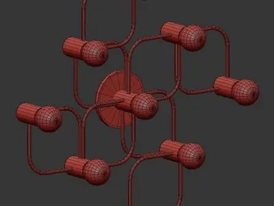 SCULPTURAL BRASS 3D model