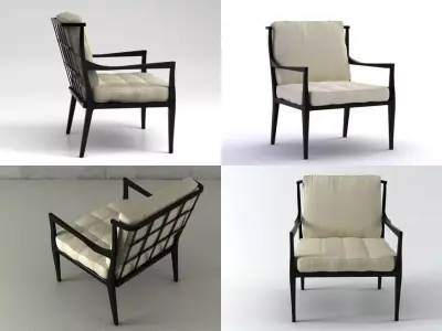 Winsor Lounge Chair 3D model