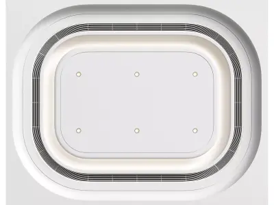 Modern ceiling RJ Easy Design 01 3D model