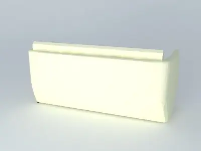 Simple light green sofa Free 3D model