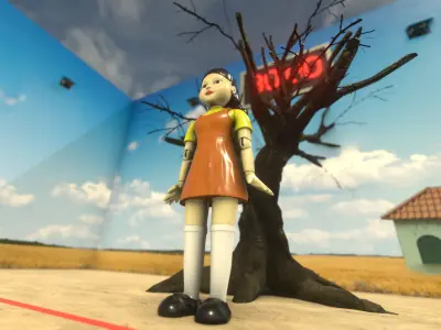 Squid Game Map 2 3D model