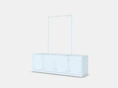 NORDLI Chest of 6 drawers 11 Low-poly 3D model