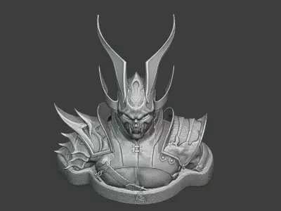 Bust of Shao Khan 3D print model