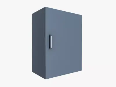 Wall Mounted Storage Cabinet Low-poly 3D model