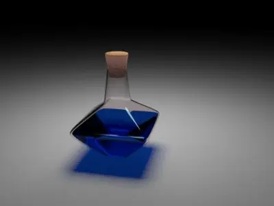 sorcerer desk Free low-poly 3D model